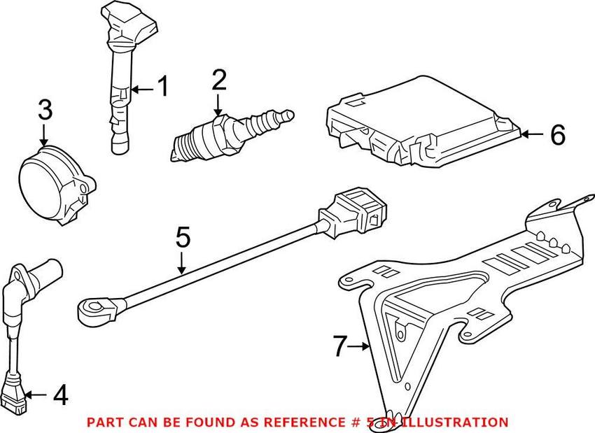 Audi VW Knock Sensor 022905377